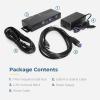 image7 Port USB 31 Gen1 Hub 15KV ESD Surge Protection wPower Adapter