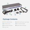 imageCoolgear 16 Port USB 20 RackMountable Hub wInternal Power Supply ESD Surge Protection ampamp Port Status LEDs
