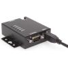 imageCoolgear 2 Port USB to Serial RS232 DB9 Adapter Industrial Metal Housing