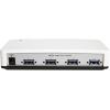 imageCoolgear 4 Port USB 32 Gen 1 Hub 5Gbps Speeds 15KV ESD Surge Protection Screw Locking Ports Power Adapter Included