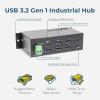 imageCoolgear 7 Port USB 32 Gen 1 TypeC Hub wESD Surge Protection ampamp USBC Upstream