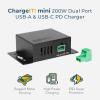 imageCoolgear ChargeIt Mini 200W TypeC PD Charger ampamp Coolgear ChargeIT Mini 99W Dual Port USB Charger Bundle