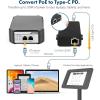 imageCoolgear PoE to USBC PD Power Adapter 50W with Gigabit Ethernet ampamp Smart Power Management