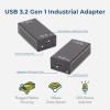 imageCoolgear Single Port Managed USBC to C 32 Gen 1 Adapter wESD Surge Protection and Software OnOff Control