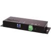 imageCoolgear USB 30 4Port Industrial Hub GL 3520 Chipset Power Supply Included 5 Gbps Speeds Mountable Supports MTT