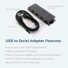 imageUSB to Serial 4 Port DB9 RS232 Adapter with FTDI Chip
