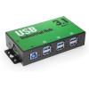imageUSBGear 6Port USB 30 Hub Enclosed in a Rugged Metal Case6 USBA Ports