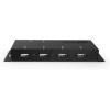 imageCoolgear Metal 4Port USB 20 Powered Hub for Industrial Use wScrew Lock