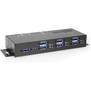 image7 Port USB 31 Gen1 Hub 15KV ESD Surge Protection wPower Adapter