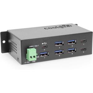 imageCoolgear 7 Port USB 32 Gen 1 TypeC Hub wESD Surge Protection ampamp USBC Upstream