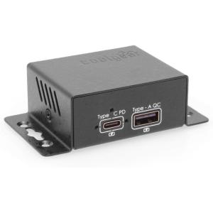imageCoolgear ChargeIT Mini 99W Dual Port USB Charger  USBC PD 30 USBA QC 30 ampamp PPS  UL ampamp IEC Compliant