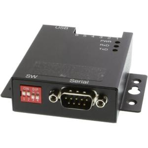 imageCoolgear Industrial USB to RS232422485 Serial Adapter wOptical Isolation ESD Protection DIP Switch Control Plug ampamp Play