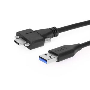 imageCoolgear USB 32 Gen 2 TypeC to C Dual Screw Lock 1 Meter Cable 10GB Data 5A PowerUSB Type A