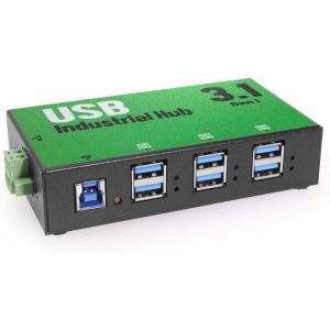 imageUSBGear 6Port USB 30 Hub Enclosed in a Rugged Metal Case6 USBA Ports