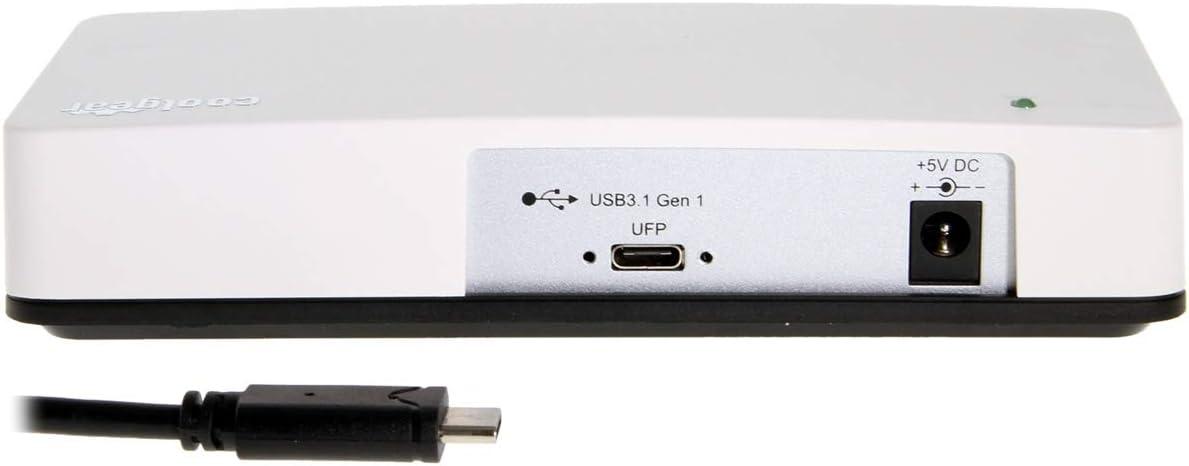 imageCoolgear 4Port Gigabit Ethernet to USB31 Gen1 Adapter wMounting Kit