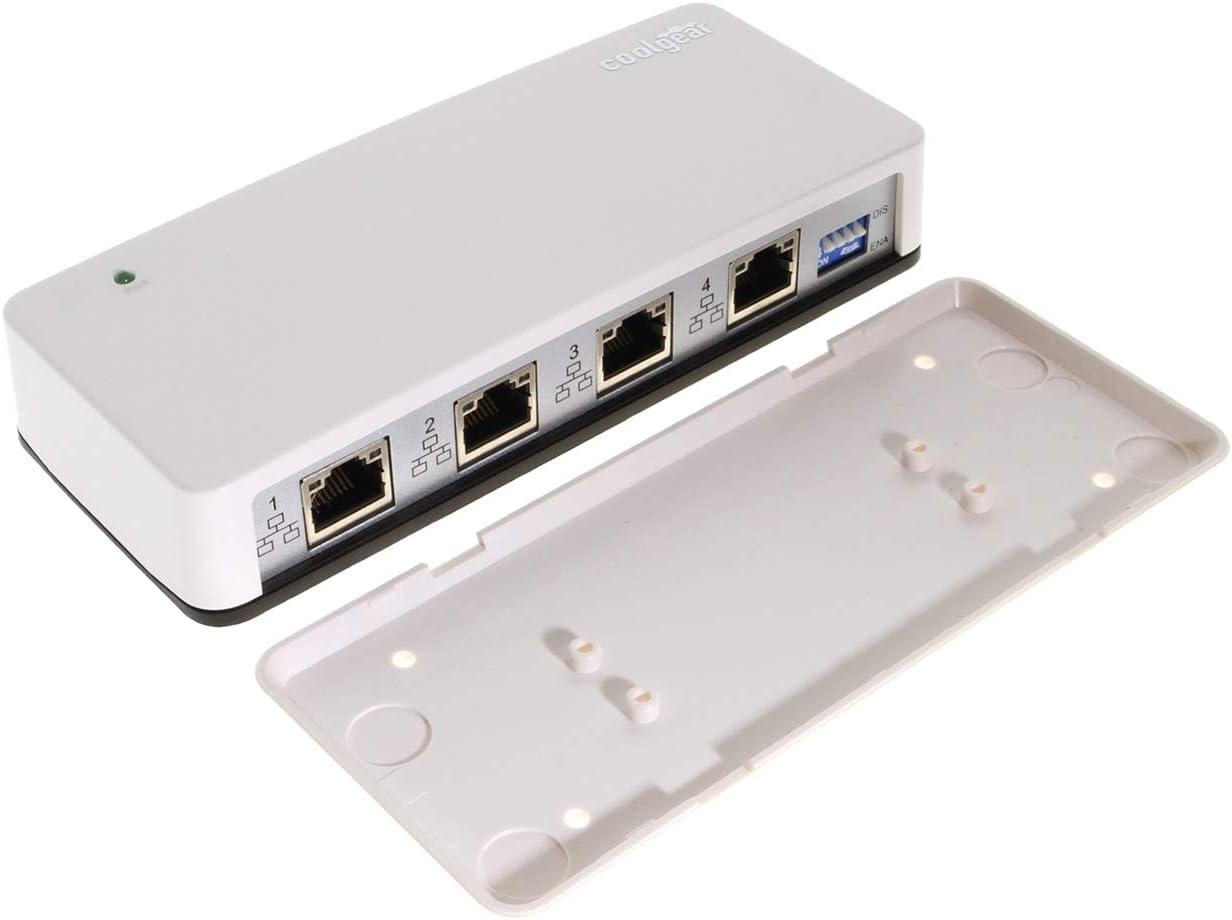 imageCoolgear 4Port Gigabit Ethernet to USB31 Gen1 Adapter wMounting Kit