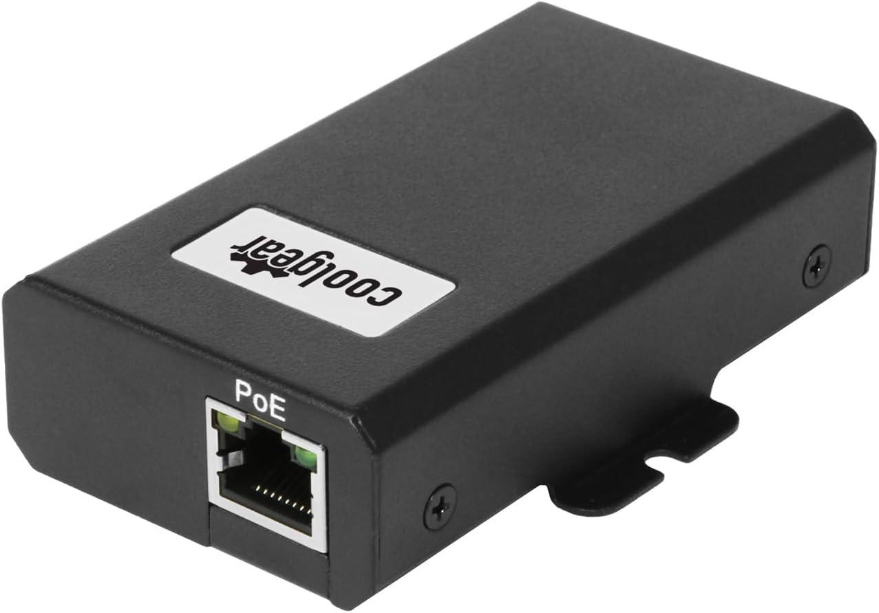 imageCoolgear PoE to USBC PD Power Adapter 22W with Gigabit Ethernet ampamp Smart Power Management for USB TypeC Tablets and Cell Phones