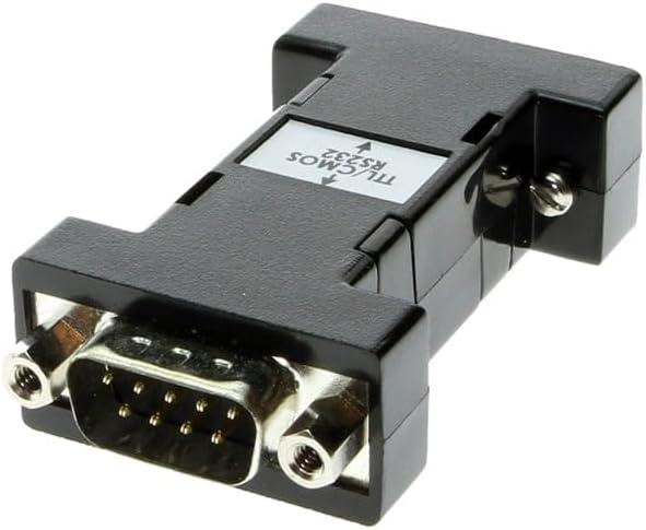 imageCoolgear RS232 to TTL CMOS Serial Converter  DB9 Male to Female Compact PortPowered Adapter for Embedded Systems Microprocessors ampamp Sensors  Plug ampamp Play