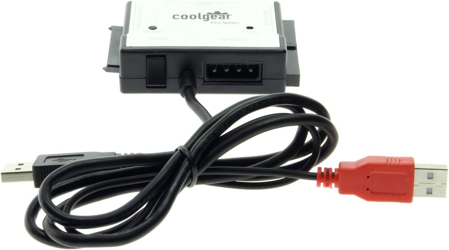 imageCoolgear SATA and IDE Hard Drive ampamp Optical Drive USB 20 Adapter Kit 25 35 ampamp 525