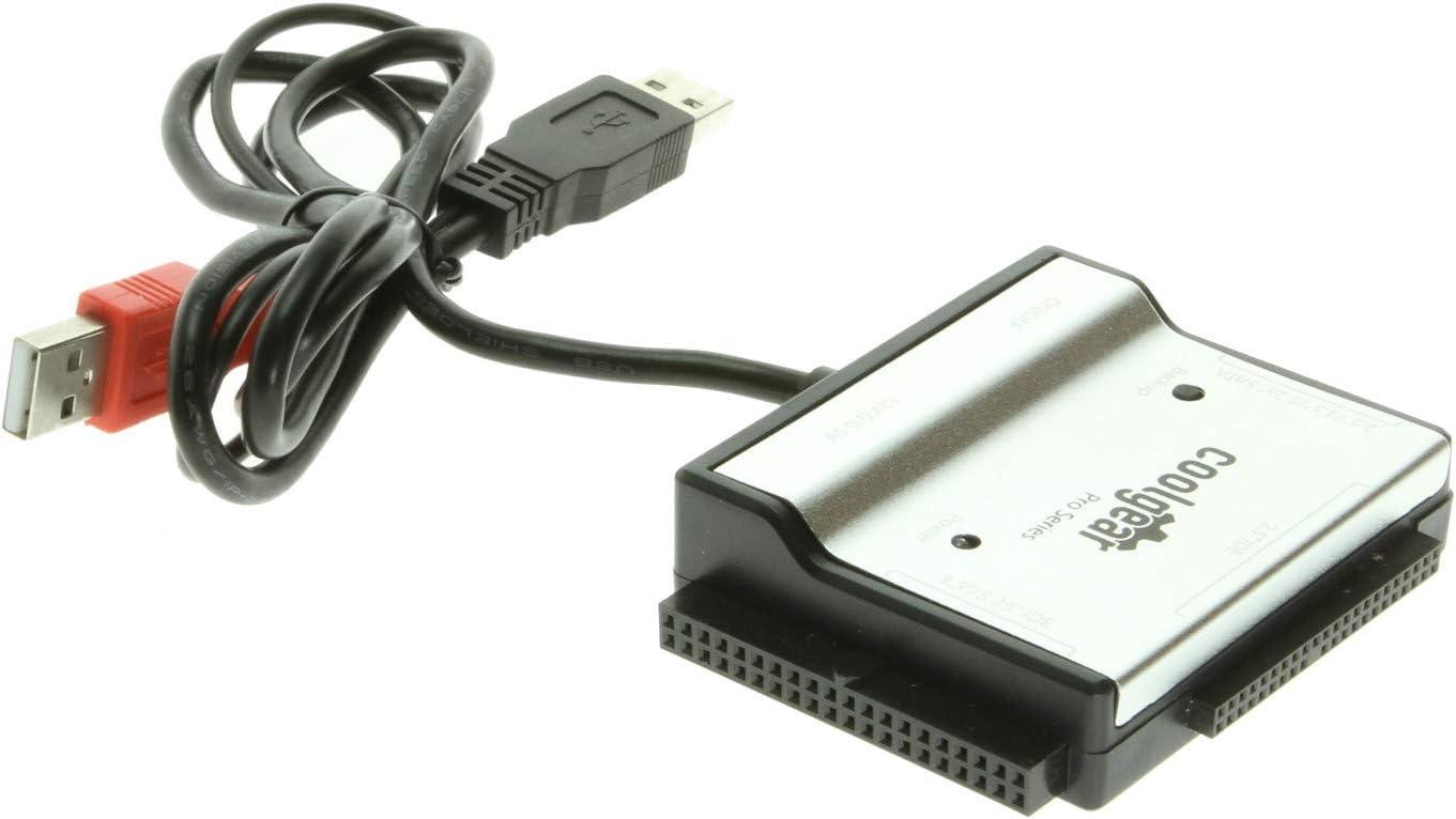 imageCoolgear SATA and IDE Hard Drive ampamp Optical Drive USB 20 Adapter Kit 25 35 ampamp 525