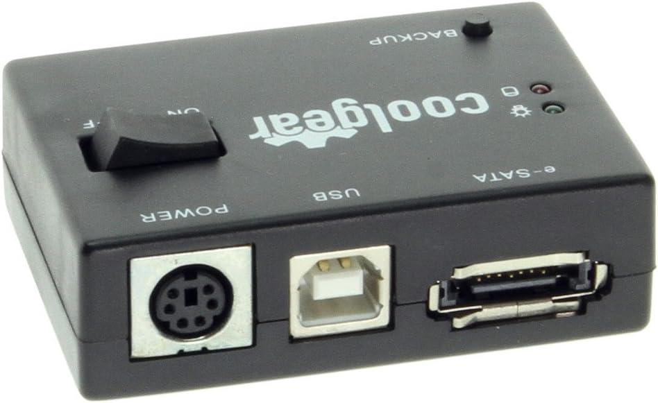 imageCoolgear USB 20 and eSATA Adapter for SATA I and SATA II Hard Drives