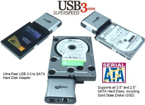 imageCoolgear USB 30 to SATA Hard Disk Adapter