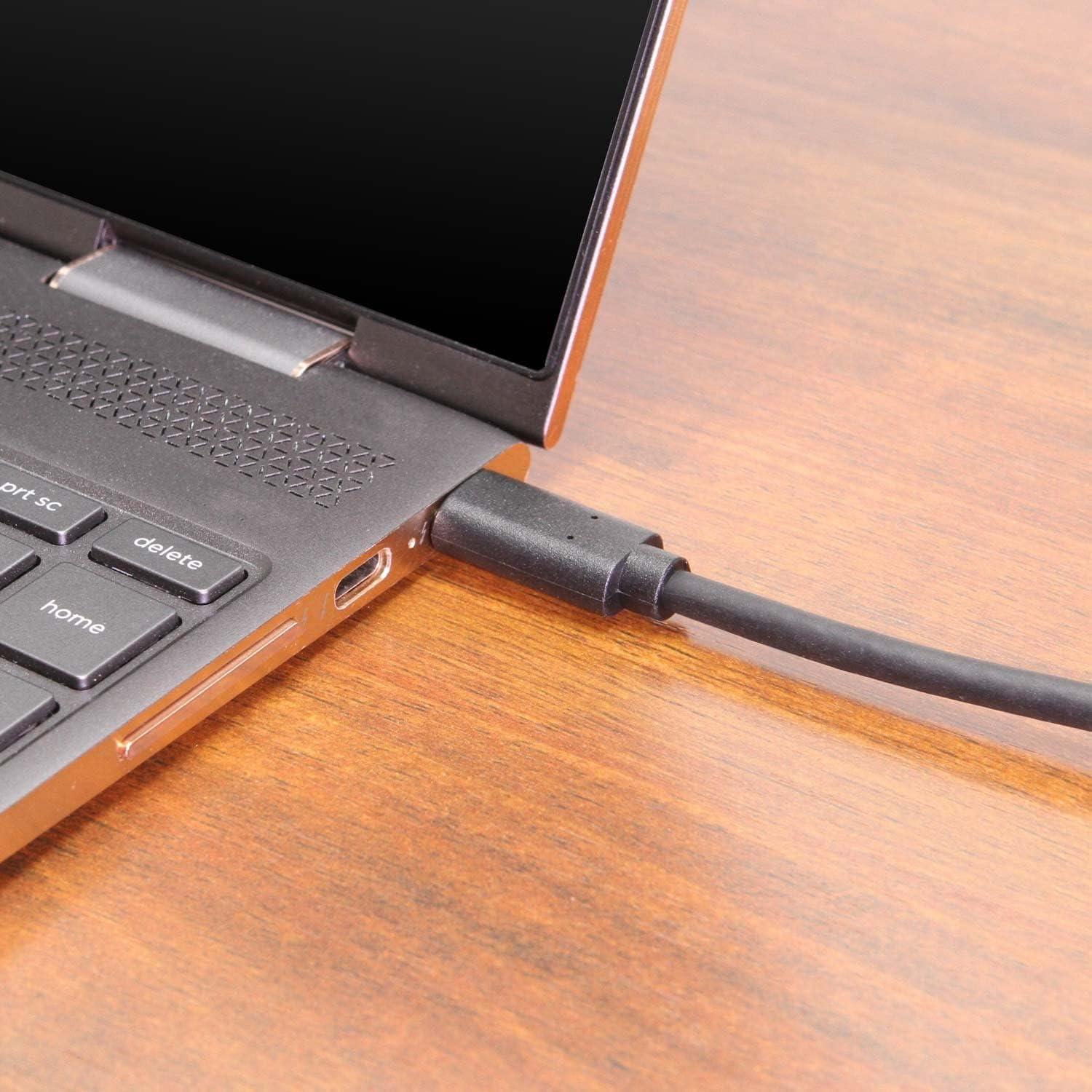 imageCoolgear USB 32 Gen 2 TypeC Male to Female Panel Mount Cable 36 inch