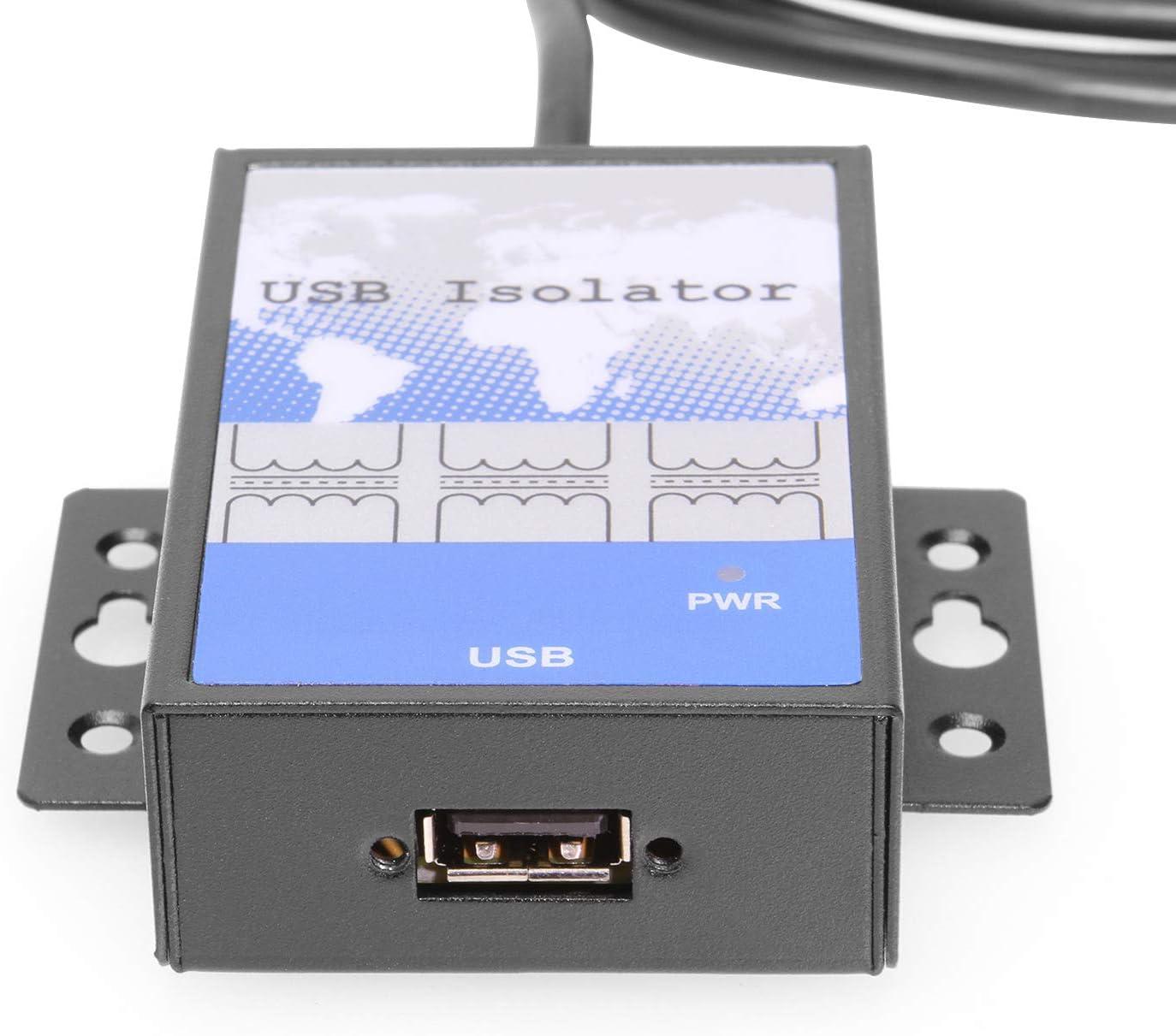 imageCoolgear USB Isolator 3000 Vrms  Protect Host ampamp Devices Short Circuit Protection Industrial Metal Housing No Software Needed Supports Windows MacOS Linux TAA Compliant