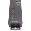 imageCoolgear 7Port USBC 32 Hub with 5Gbps Data Surge Protection ScrewLock Ports Wide Power Input for Industrial Use