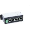 imageCoolgear 4Port PoE Switch with Gigabit Uplink for LongRange Power and Data Delivery up to 100m
