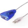 imageUSBGear USB to RS232 Serial Adapter  6ft USB to DB9 Cable with Status LEDs FTDI Chip CrossPlatform Compatible