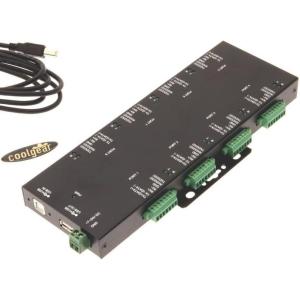imageUSBGear 8Port Terminal Block RS232422485 to USB Adapter  Industrial Serial Converter with 9216Kbps Data for Automation PLCs Sensors and Legacy Integration