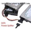imageCoolgear SATA Power Splitter Y Cable 15Pin to 3X 15Pin 6 Inch Length Compatible with Hard Drives