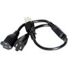 imageCoolgear Black 16inch UL Listed Power YCable Computer Power Cable