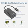 imageCoolgear SinglePort Managed USB Adapter  Power Control 5Gbps Data Transfer and Surge Protection
