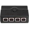 imageCoolgear 4 Port USB 20 to RS 232 Auto Switch FTDI Chipset