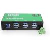 imageCoolgear 6 Port USB 32 Gen 1 Over IP Network Device Sharing Hub wPort Status LEDs