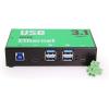imageCoolgear 6 Port USB 32 Gen 1 Over IP Network Device Sharing TypeC Hub wPort Status LEDs