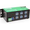 imageCoolgear 12 Port USB 32 Gen 1 Over IP Network Device Sharing Hub wPort Status LEDs
