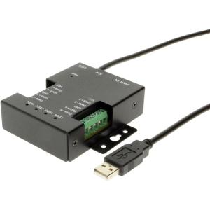 imageCoolgear 4 Port USB to RS485 High Speed Adapter w12V DC Power Supply
