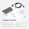 imageCoolgear 4 Port Managed USB 32 Gen 1 Hub with 15KV ESD Surge Protection and Individual Port Control for PCs