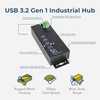 image:imageCoolgear 4 Port Managed USB 32 Gen 1 Hub w 15KV ESD Surge Protection amp Vertical Port Orientation