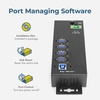 image:imageCoolgear 4 Port Managed USB 32 Gen 1 Hub w 15KV ESD Surge Protection amp Vertical Port Orientation