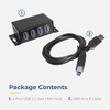image:imageCoolgear USB 32 Gen 1 Bus Powered 4 Port Mini Hub with ESD