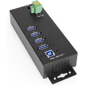 image:imageCoolgear 4 Port Managed USB 32 Gen 1 Hub w 15KV ESD Surge Protection amp Vertical Port Orientation