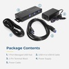 image:imageCoolgear 7 Port Managed USB 32 Gen 1 Workstation Hub w 15KV ESD Surge Protection