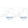 image:imageCoolgear Black 10ft USB 20 HighSpeed Device Cable Type A to B