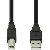 image:imageCoolgear Black 10ft USB 20 HighSpeed Device Cable Type A to B