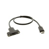 image:imageCoolgear 54in USB TypeC Male to Female Panel Mount Extension Cable  10Gbps 3A Charging Shielded Ready for Panel Mount Installation20 inch