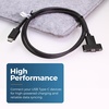 image:imageCoolgear 54in USB TypeC Male to Female Panel Mount Extension Cable  10Gbps 3A Charging Shielded Ready for Panel Mount Installation36 inch